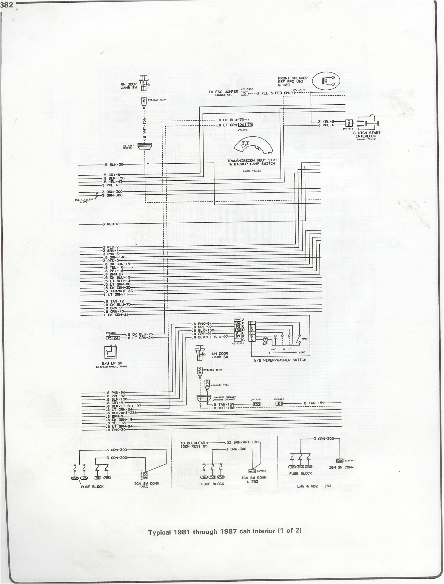 1998 Chevy Silverado Brake Light Switch Wiring Diagram from www.73-87chevytrucks.com